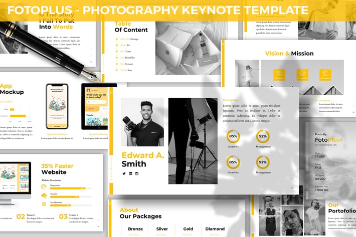 Fotoplus - Photography Keynote Template
