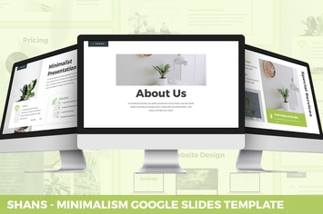 Shans  - Minimalism Google Slides Template