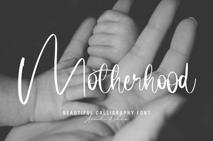 Motherhood - Calligraphy Font