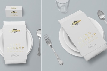 Customizable Menu Mockups