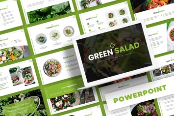 Green Salad - Powerpoint Template