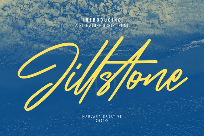 Jillstone Signature Script Font