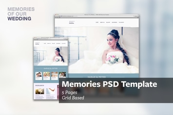 Memories - PSD Template