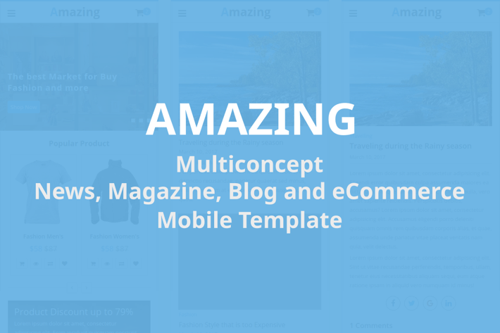 Amazing - Mobile Template