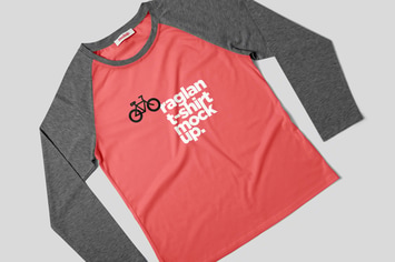 Raglan Full Sleeve T-Shirt Mockups