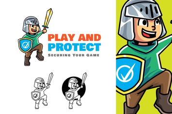 Play Protect - Mascot Logo