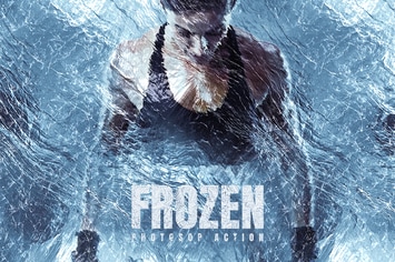 Frozen Photoshop Action