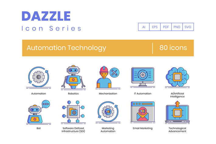 Automation Technology Icons