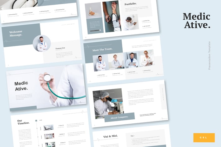 Medicative - Medical Google Slide Template