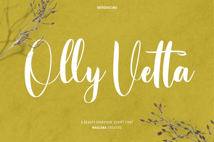 Olly Vetta Script Font