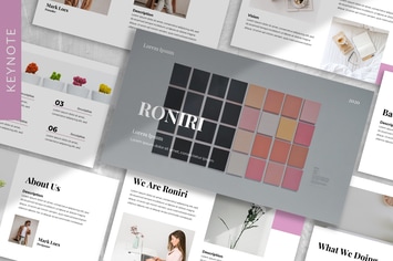 Roniri - Brandbook Keynote Template