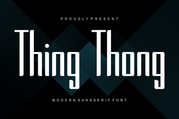 Thing Thong - Tall & Condensed Font
