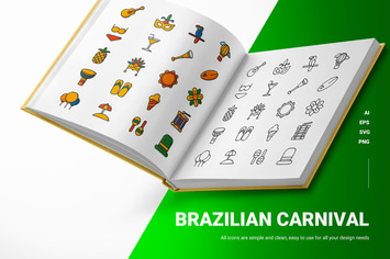 Brazilian Carnival - Icons