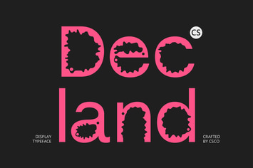 CS Decland – Psychedelic Font