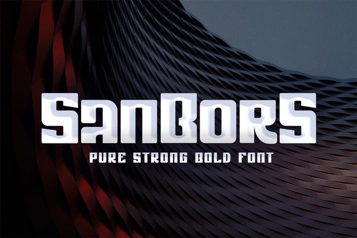 Sanbors - Bold Font
