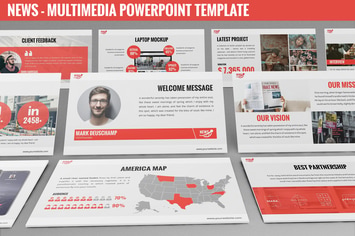 News - Multimedia Powerpoint Template