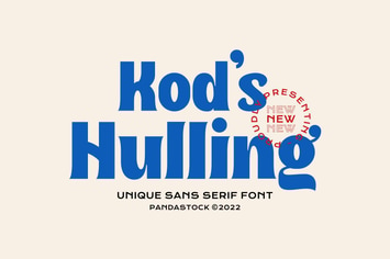 Kod Hulling - Rounded Sans Serif Font