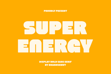 Super Energy - Bold Display Sans