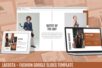 Lacosta - Fashion Google Slides Template