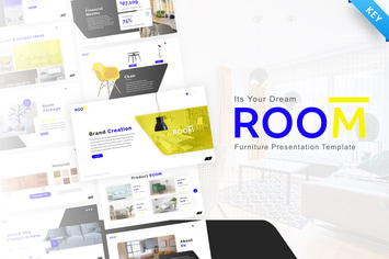 Room – Furniture Keynote Presentation Template 