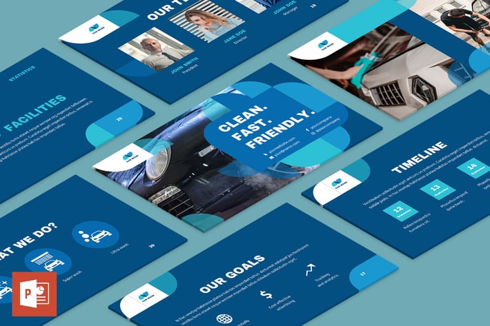 Car Wash PowerPoint Presentation Template