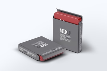 Cosmetic Powder Container Mock-Up