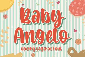 Baby Angelo - Quirky Layered Font