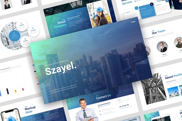 Szayel- Company Profile Google Slide Templates
