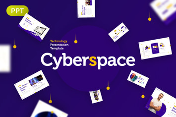 Cyberspace Technology Presentation Template