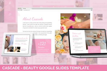 Cascade - Beauty Google Slides Template