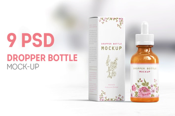 Dropper Bottle Mock-up