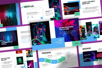 Neonize - Neon Keynote Template