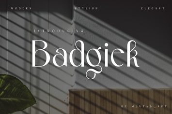 Badgiek | Modern Stylish