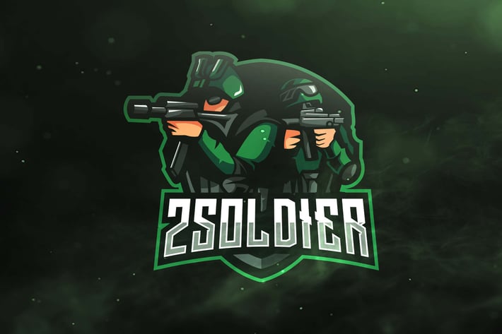 2 Soldier Sport and Esports Logos