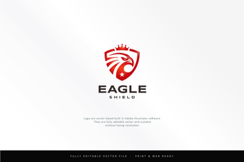 King Eagle Shield Logo