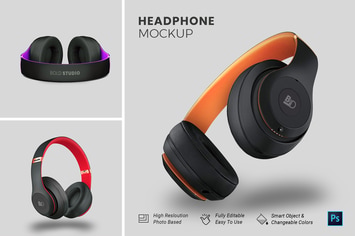 HeadPhone Mockup