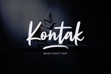 Kontak - Brush Script