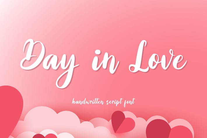 Day in Love - Luxury Handwritten Script Font