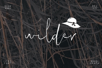 Wilder Font & Graphic