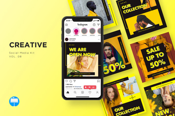 Creative Social Media Kit Vol. 08 - Keynote