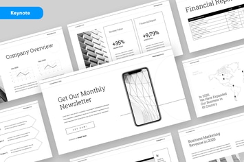 REPORT - Corporate Annual Report Keynote Template