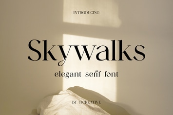 Skywalks Elegant Serif Font