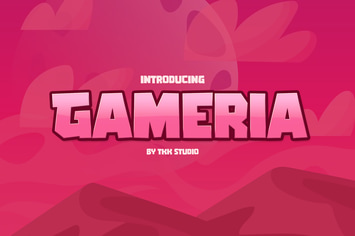 GAMERIA - Blocky gaming font