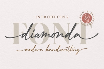 Diamonda Modern Handwritten Font