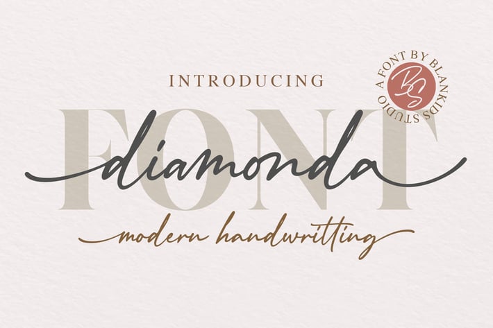 Diamonda Modern Handwritten Font