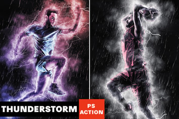 Thunderstorm Photoshop Action