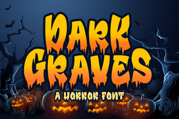  Dark Graves - a Horror Font