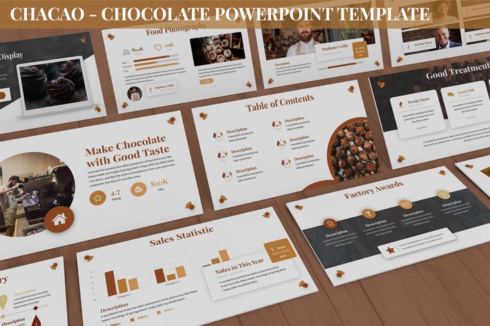 Chocao - Chocolate Powerpoint Template