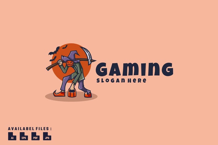 Halloween Logo Mascot
