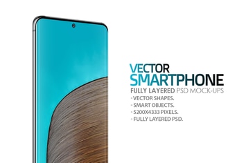 S20 Ultra Layered Vector Smartphone PSD Mockups